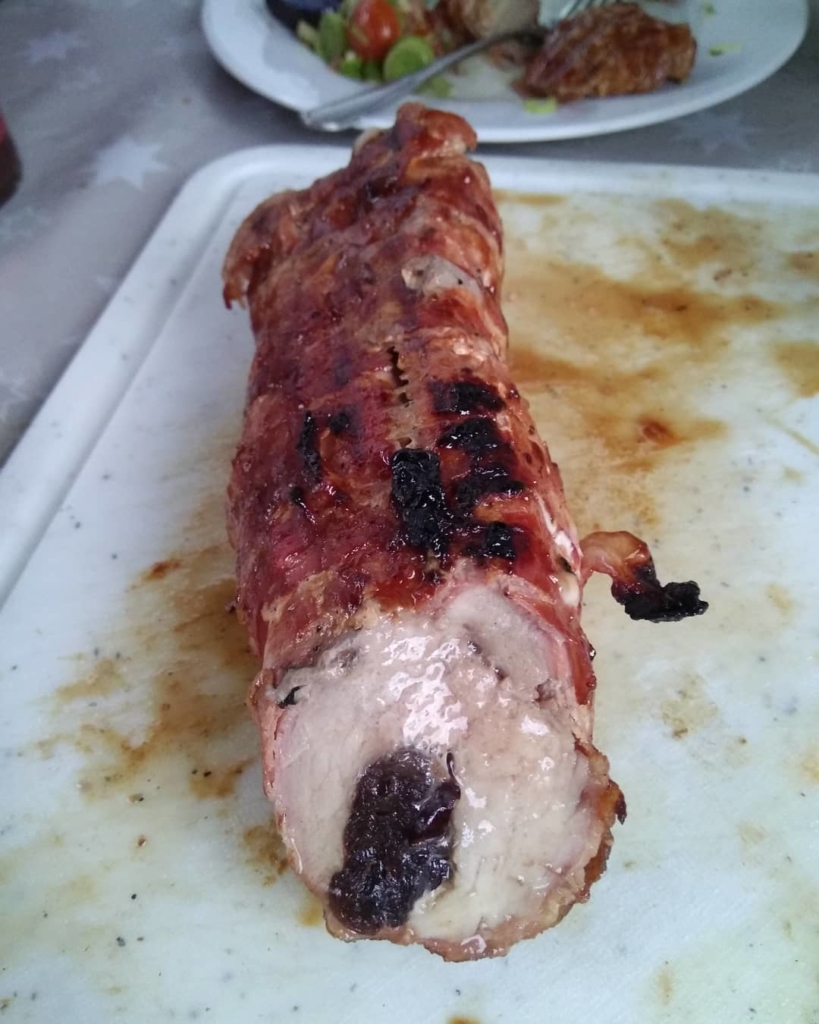 Heute zwei verschiedene aber gleich leckere Schweinefilets gegrillt ...